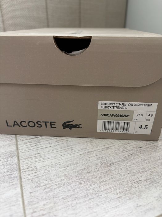 Взуття/кеди/мокасіни Lacoste
