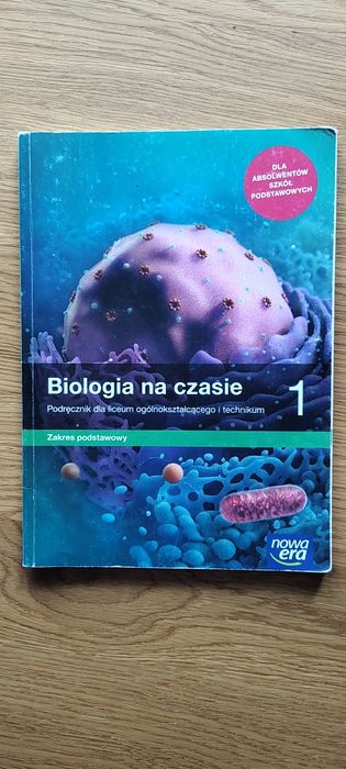 Podręcznik do biologii dla liceum i technikum klasa 1