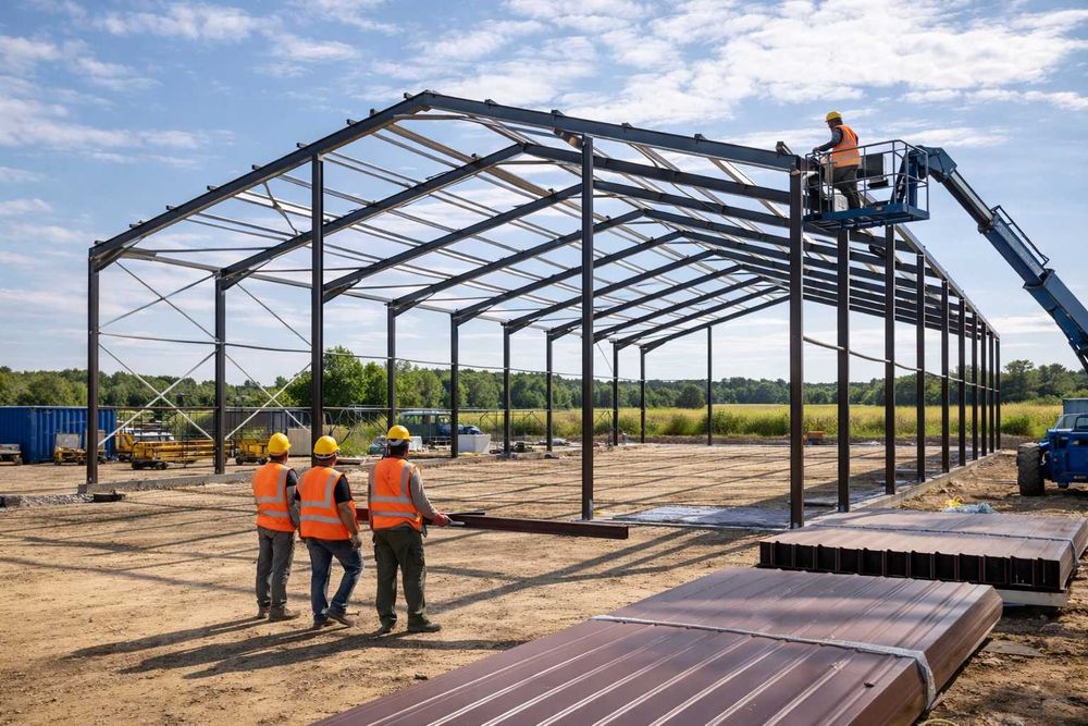 Hala stalowa 15×25×4,5 m | PRODUCENT | Kompleksowa realizacja PL i UE