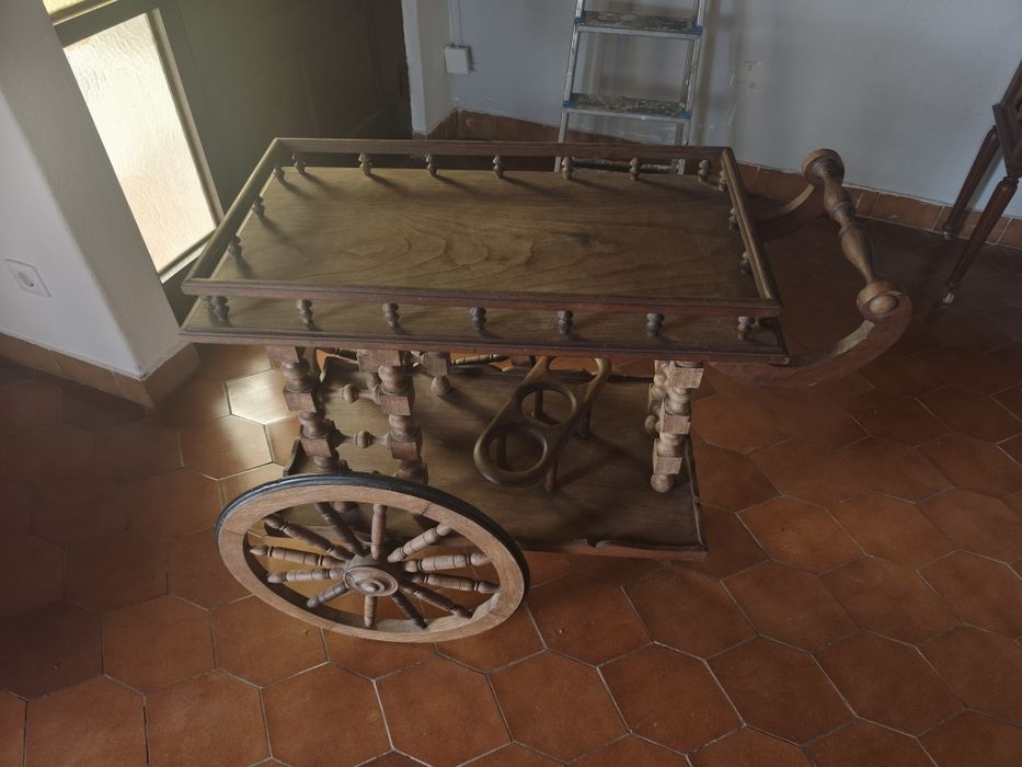 Carrinho de chá rustico