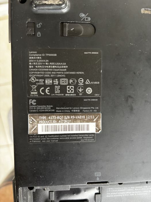 Комплект запчастин Lenovo ThinkPad T420 (Материнка і5, док станція)