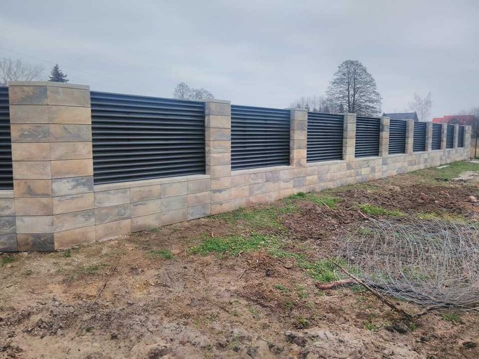 Bloczki Bloczek Ogrodzenie Murowane STYROBUD JONIEC Modułowe MONTAŻ