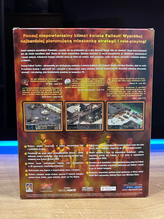 Fallout Tactics (PC PL 2001) BIG BOX polskie premierowe wydanie