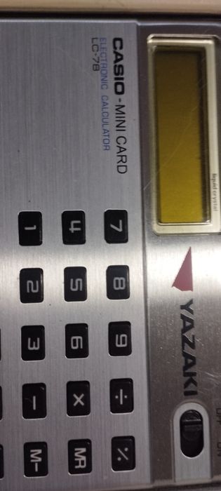 Calculadora Casio LC-78 minicard vintage nova
