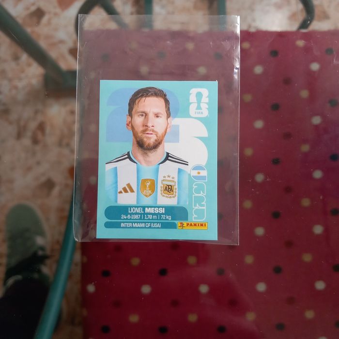 Cromo Messi mundial 2026