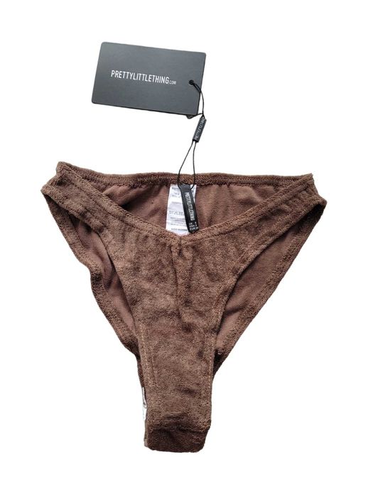 Nowe brązowe majtki bikini kostium kąpielowy 34,XS PrettyLittleThing