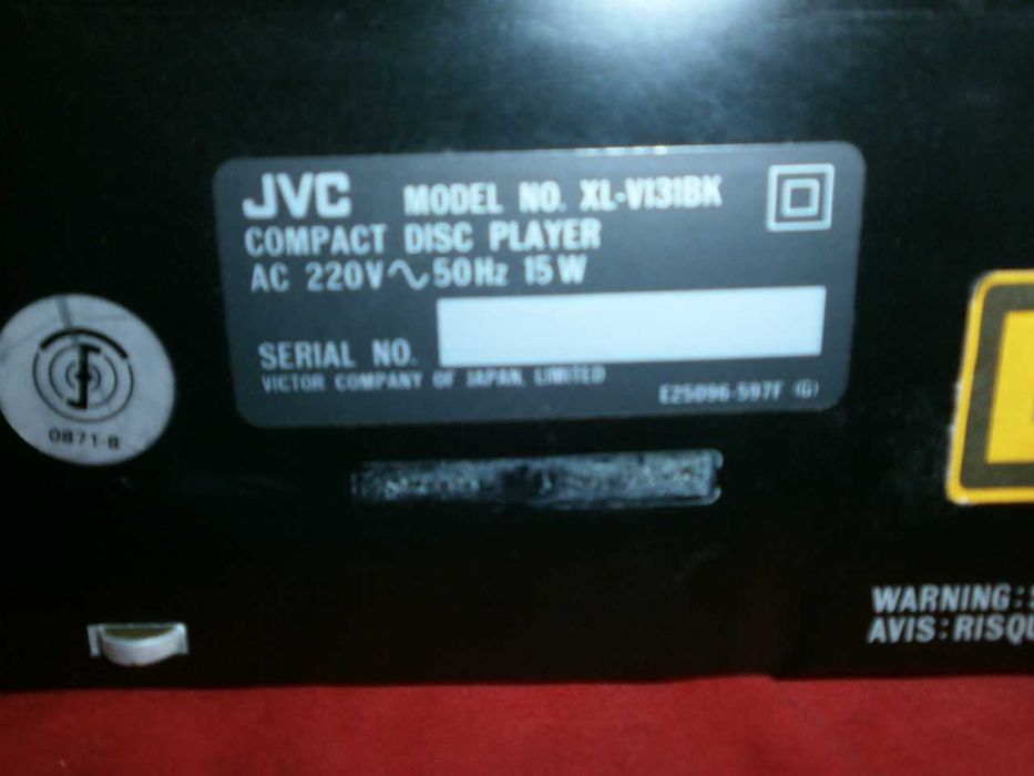 JVC XL-131 BK cd плеер OPTIMA 5