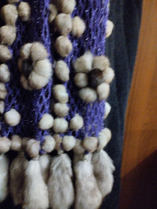 Шарф меховой норка