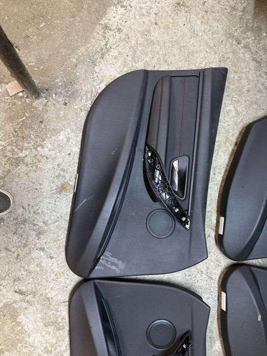 Карти BMW F30 кожа з полоскою