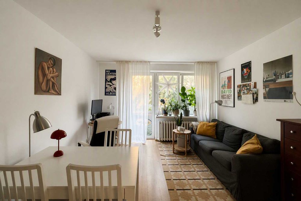 Żoliborz | 2 pokoje | balkon | zieleń za oknem | bezpośrednio