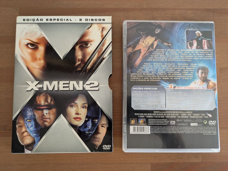 DVD " X-Men 2 " Edição especial 2 Discos 2003 (Opt. Estado)