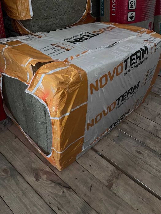 Плита фасадна теплоізоляційна з мінеральної вати "NOVOTERM"