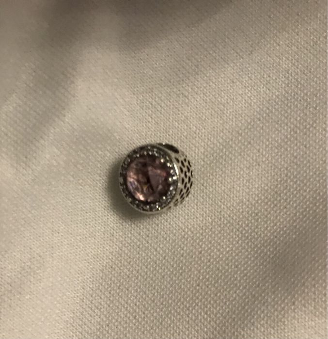 Charms srebro s925 Serduszka, cyrkonie