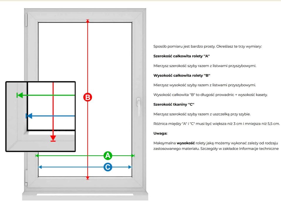 2x Roleta w kasecie PCV (prowadnice płaskie) - termiczna