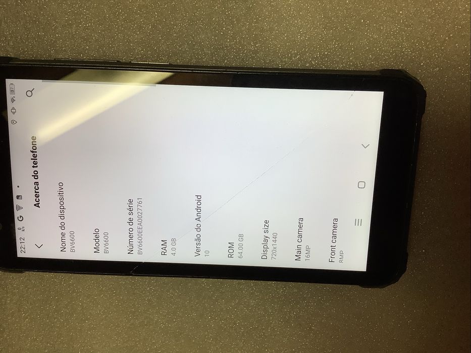 Smartphone antichoque Blackview BV6600