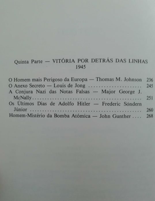 Grandes Casos de Espionagem da II Guerra Mundial