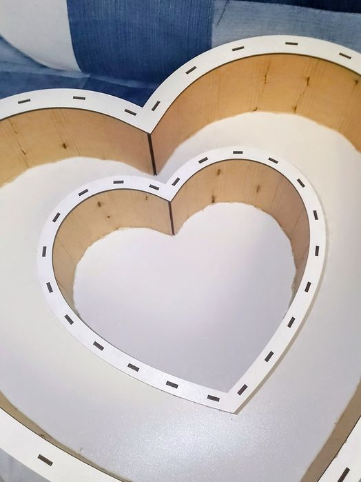 Подарочная коробка, подарункова велика, бокс подарунок серце