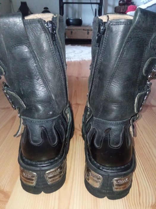 NEW ROCK Glany M-107-S2 Czarny roz 38 używane