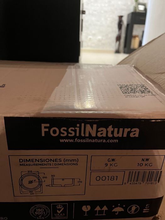 Lavatório novo marca fóssil natura