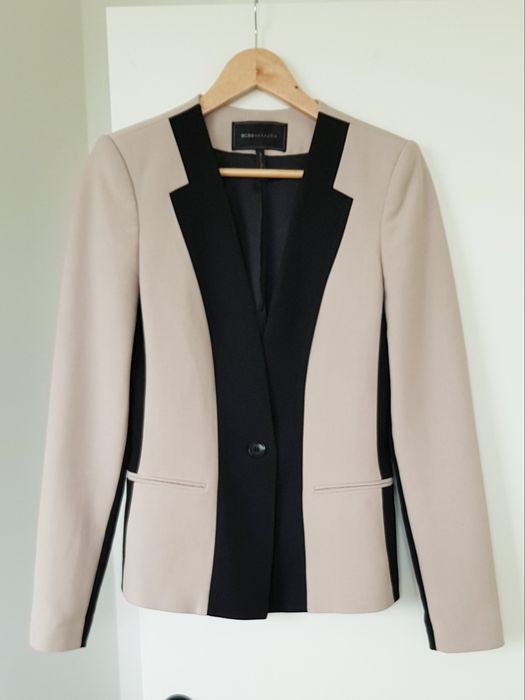 BCBG MaxAzria marynarka ,beż+czerń