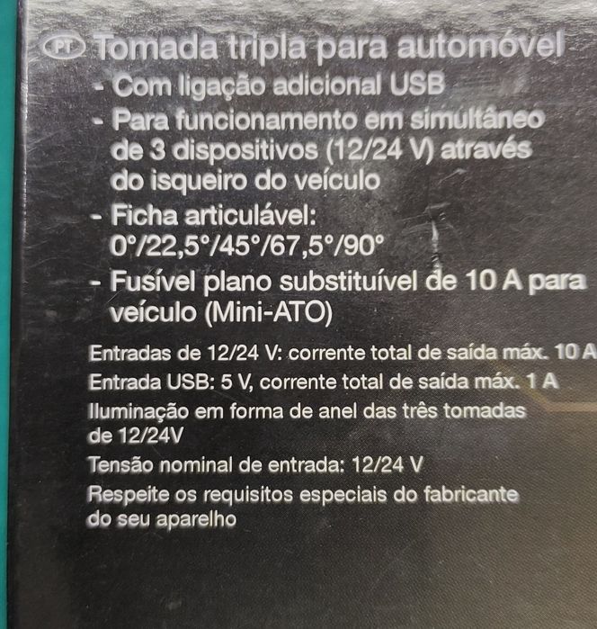 Adaptador de isqueiro para carro