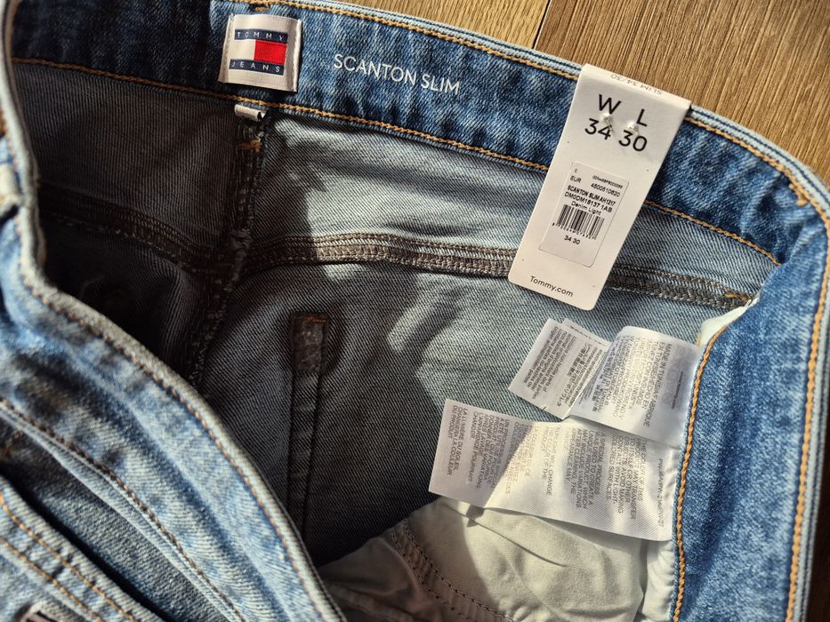 Jeansy Męskie Tommy Hilfiger W34 L30 Scanton Slim