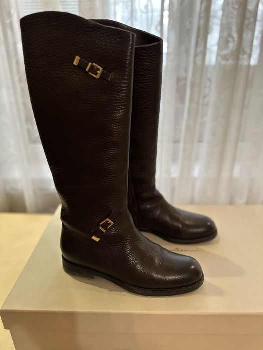 Чоботи шкіряні Santoni