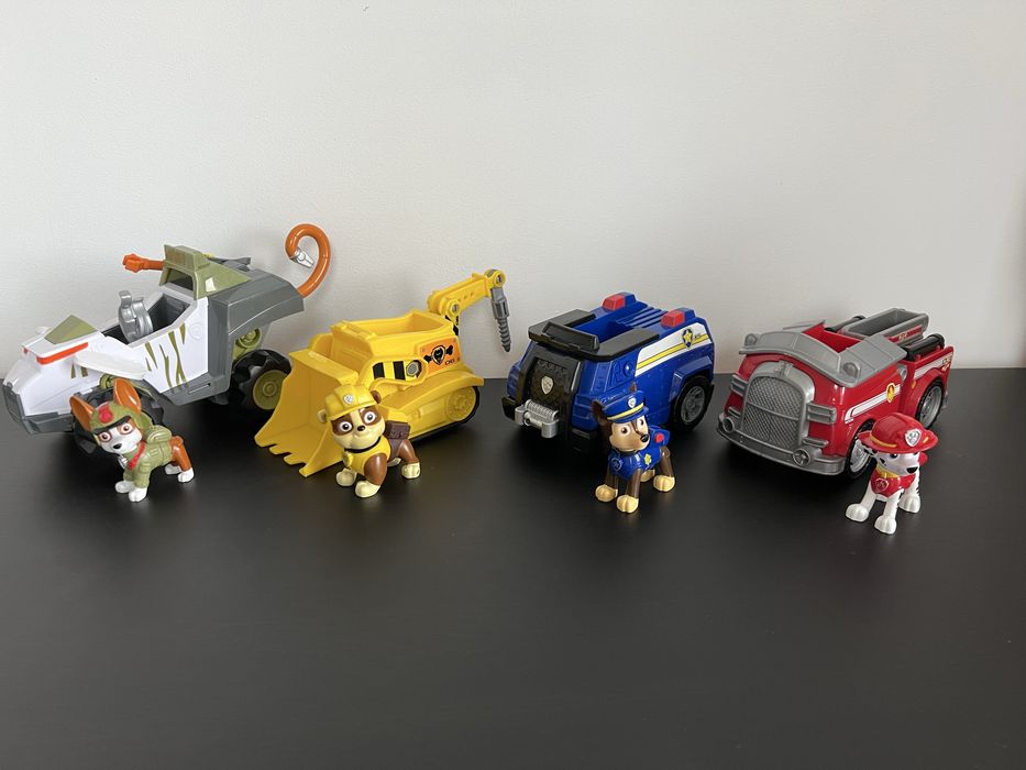 Psi Patrol Spin Master - Chase, Marshal, Rubble i Tracker