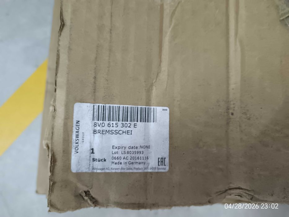 Discos frontais de carbono cerâmica Audi TT RS a Audi RS3