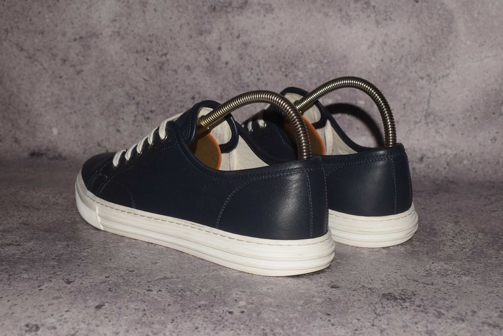 Gucci Leather Low Top (Чоловічі Преміальні Кросівкки Кеди Гучі )