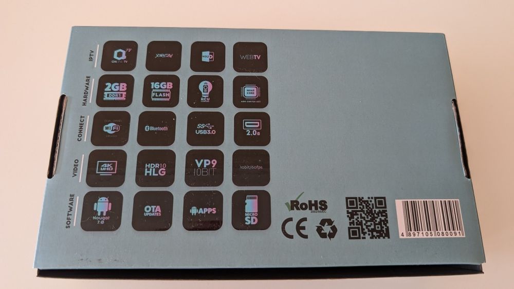 Android Box 4K UHD - Qviart AG2