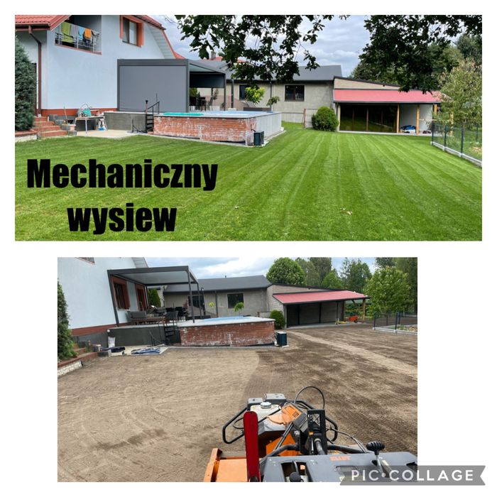Siewnik do trawy Sembdner, mechaniczny siewnik WYNAJEM usługa
