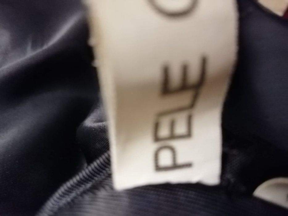 Casaco Preto de Couro