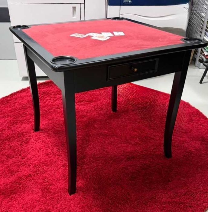 Mesa de Jogo / Mesa de Cartas com Feltro – Como Nova
