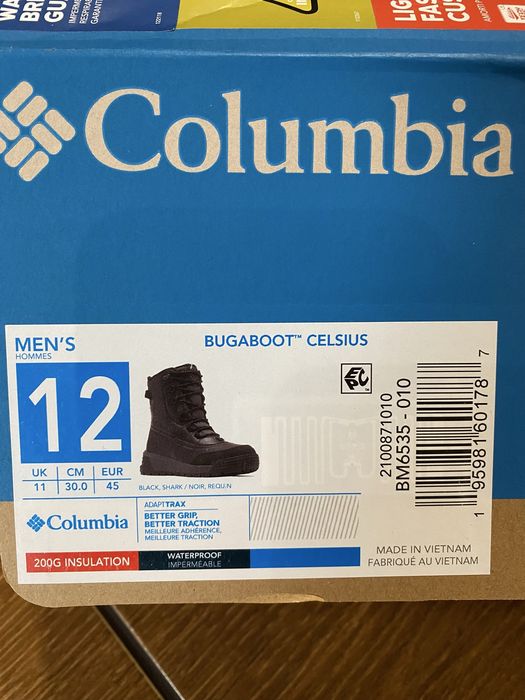 Зимові черевики Bugaboot  Columbia.