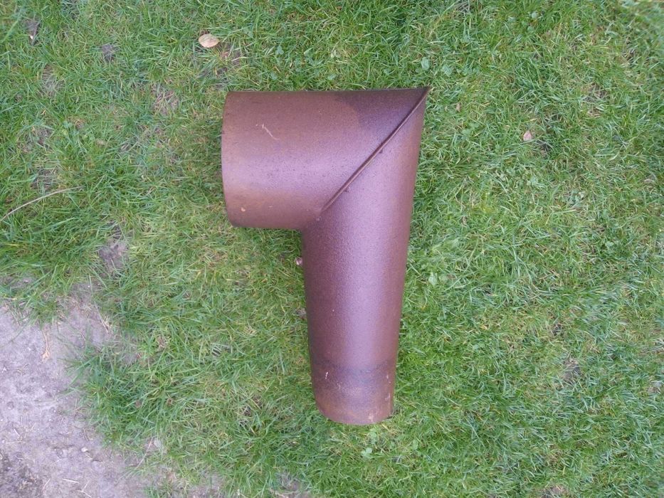 Kolano stałe spalinowe 90 stopni średnica fi 20cm rurowe rura do pieca