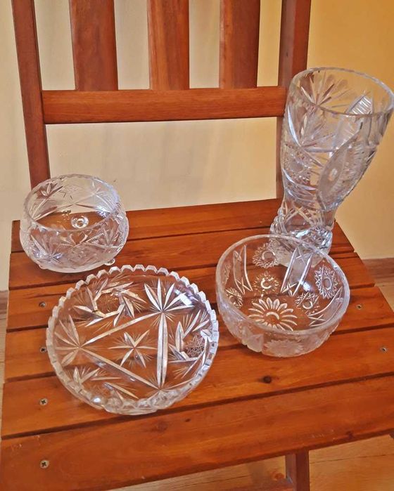 2 kryształy i 2 szt szkła Cena za wszystko