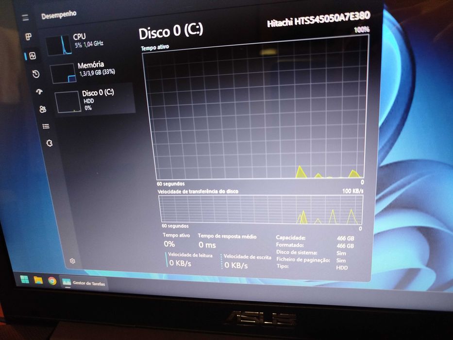 Portátil ASUS X402CA 14" 4GB RAM 500GB Windows 11