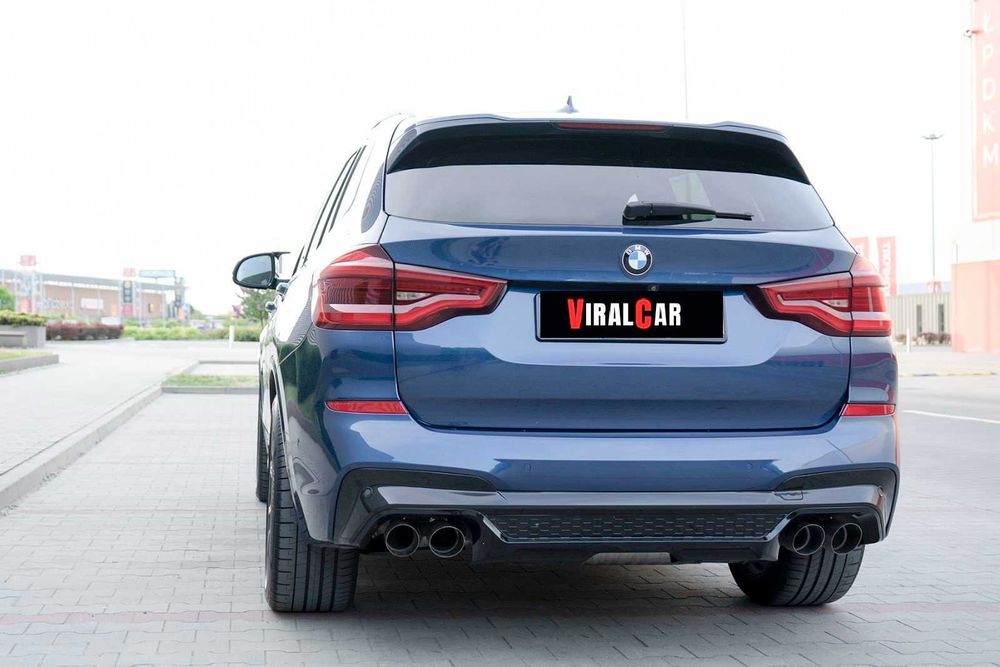 Dyfuzor spoiler dokładka BMW X3 G01 CZARNY POŁYSK