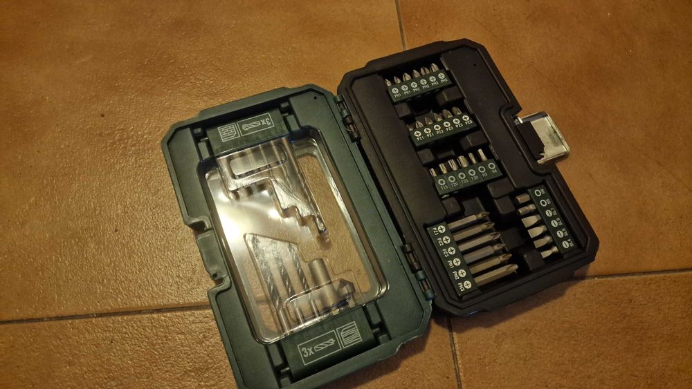 Conjunto de brocas e pontas de aparafusar (Parkside)