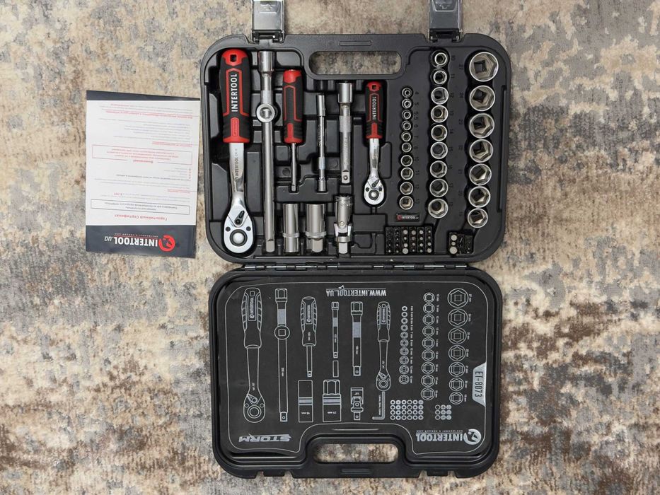 Набір інструментів Intertool PROFI Storm ET-8073, 73шт
