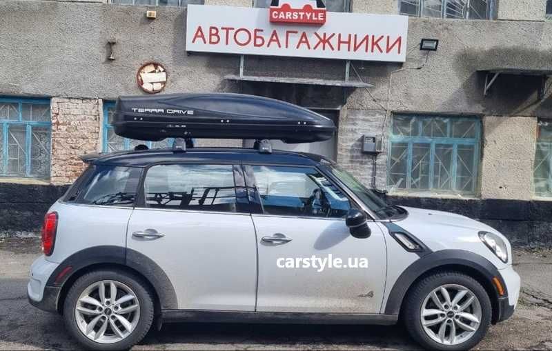 Автобокс на крышу Terra Drive 480 литров  БУ серый черный матовый 196*75*43 см двухст размер внешние 196x75x43 внутри 190x71x42 гарантия ремонт сервис