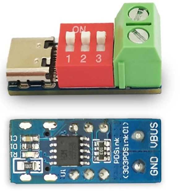 Триггер IP2721  CH224K  СТР9  PD  QC AFC PD3.1  20/28V