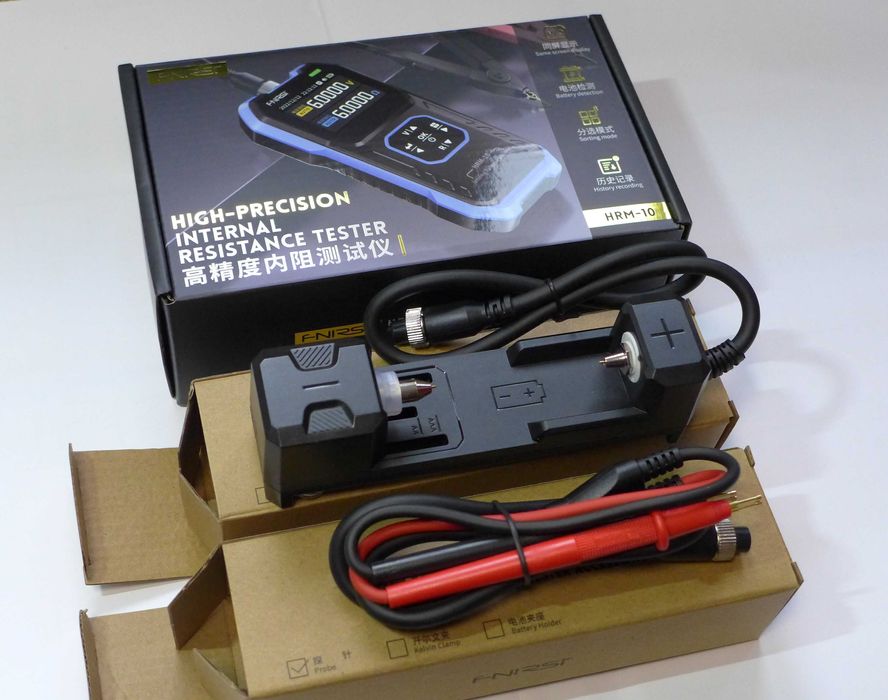 FNIRSI HRM-10 тестер напруги та внутрішнього опору акумуляторів