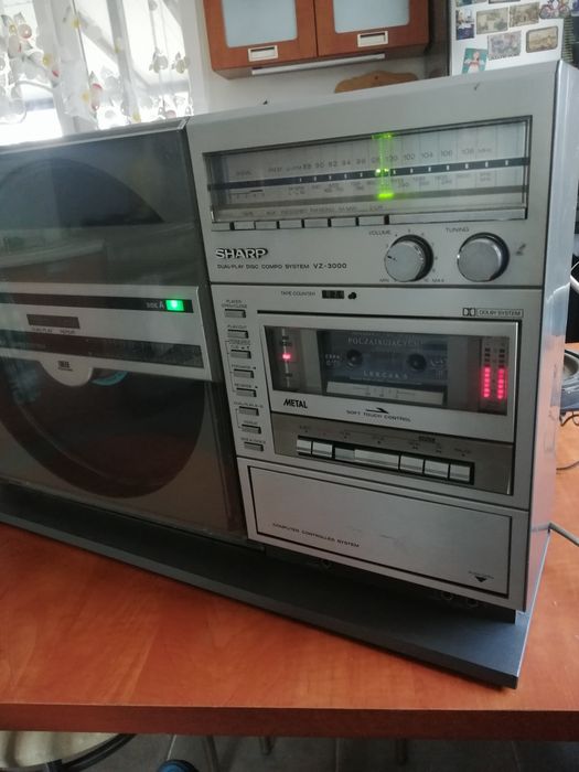 Sharp VZ 3000 gramofon pionowy mini-wieża High-End