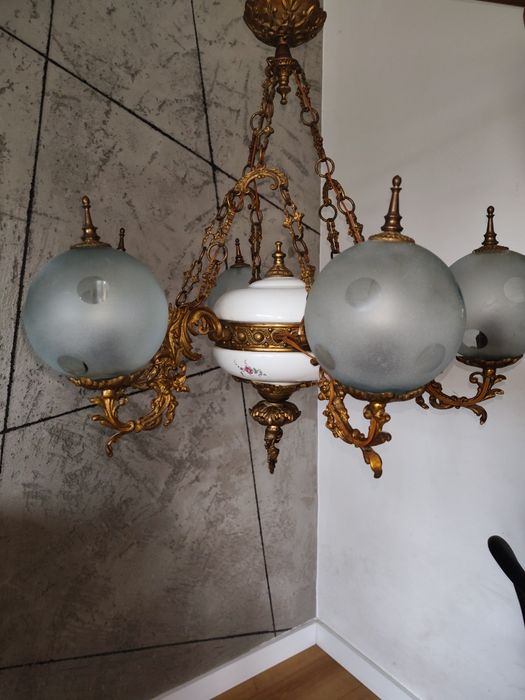 Lampa zabytkowa sufitowa