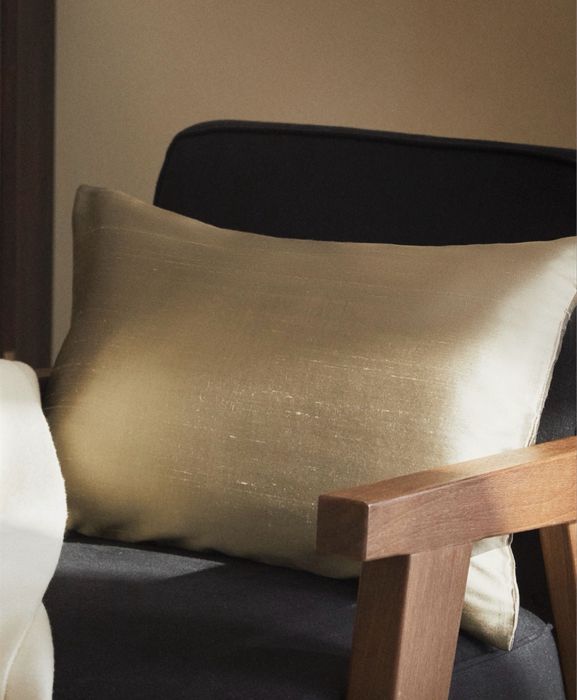 Capa De Almofada Seda Zara Home NOVO