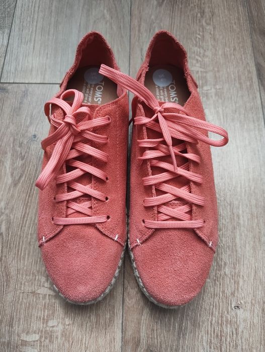 Замшеві жіночі мокасини, сліпони, еспадрильї  Toms