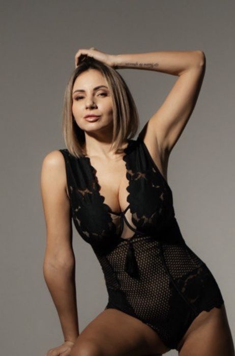 Боди Gracija Rim Ashley 75Е Черный/Кофе с молоком