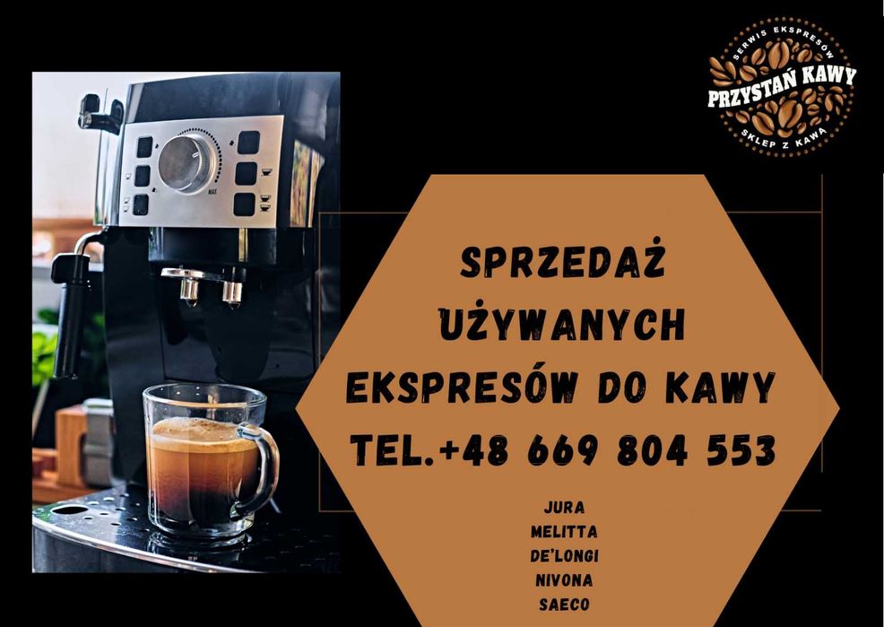 Ekspres uzywany z gwarancja Jura Nivona Melitta Delonghi Philips saeco